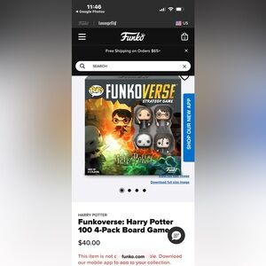 Funkoverse Pop! Harry Potter Game with Exclusive Figures New (Box Damaged)